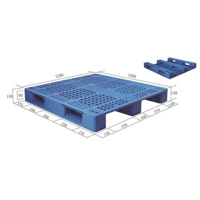 Plataforma de caja plástica plástica del sistema logístico de la plataforma del bloque para el almacenamiento resistente