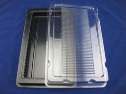Las cajas estáticas antis del envase de plástico ACARICIAN la caja plástica de la ampolla del picosegundo para las tarjetas de memoria