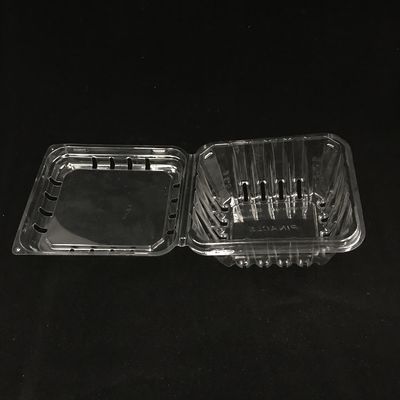 El envase de plástico disponible amistoso de la ampolla del plástico transparente de Eco encajona 500g