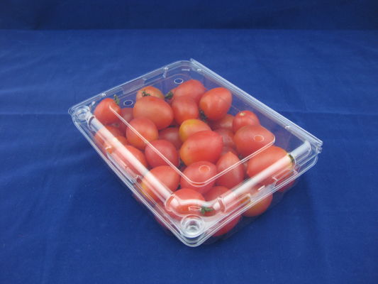 El envase de plástico disponible amistoso de la ampolla del plástico transparente de Eco encajona 500g