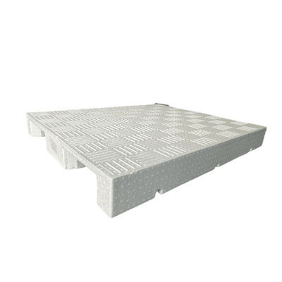Capacidad de carga alta de calidad alimentaria Paletas de plástico azul / negro / blanco 120 * 100 * 15cm