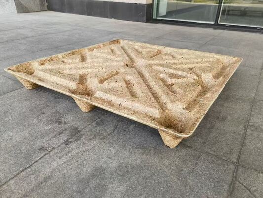 Palés de madera comprimida duraderos con una tasa de expansión inferior al 5 por ciento, adecuados para transporte de larga distancia e interno.